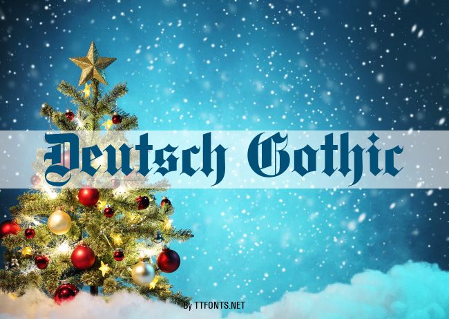 Deutsch Gothic example