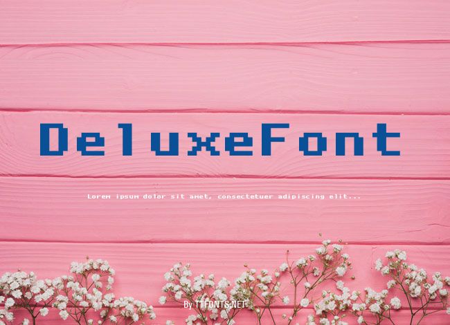 DeluxeFont example