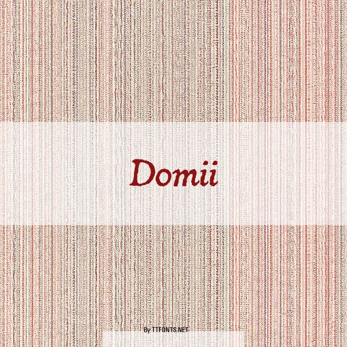 Domii example