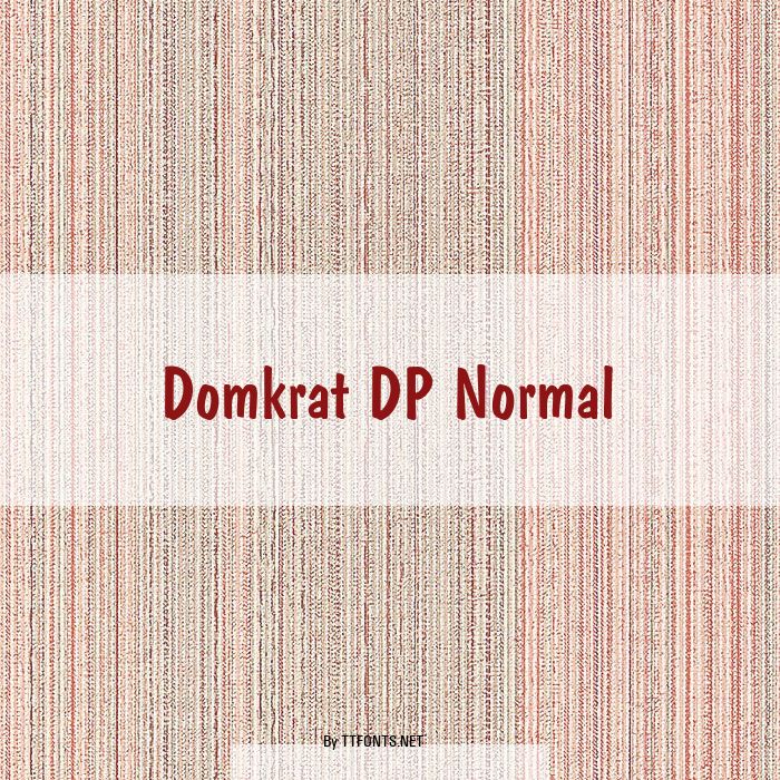 Domkrat DP Normal example