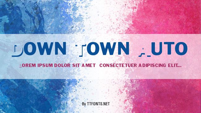 Down Town Auto example
