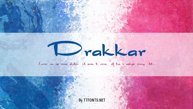 Drakkar example