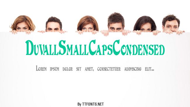DuvallSmallCapsCondensed example