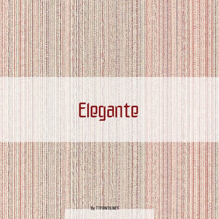 Elegante example