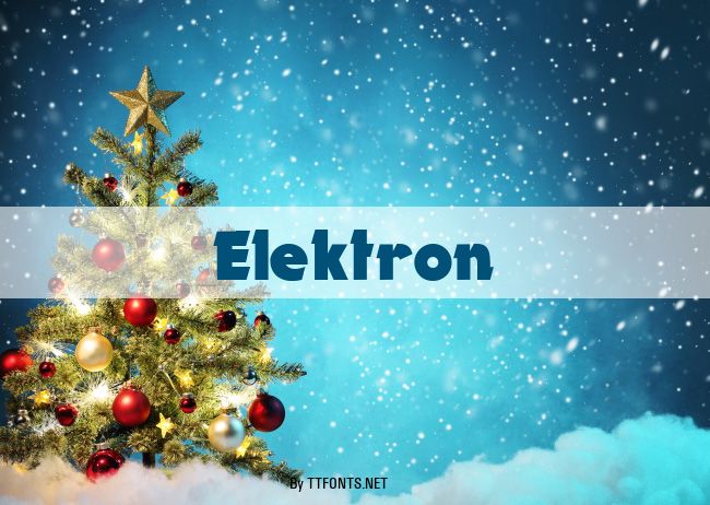 Elektron example