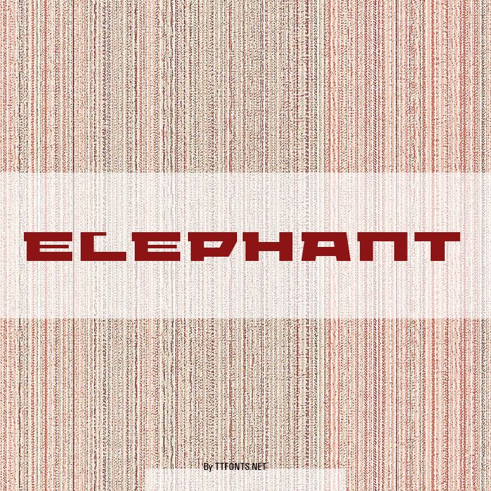 ELEPHANT example