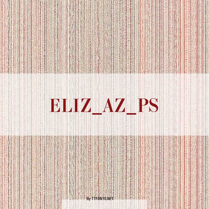 ELIZ_AZ_PS example