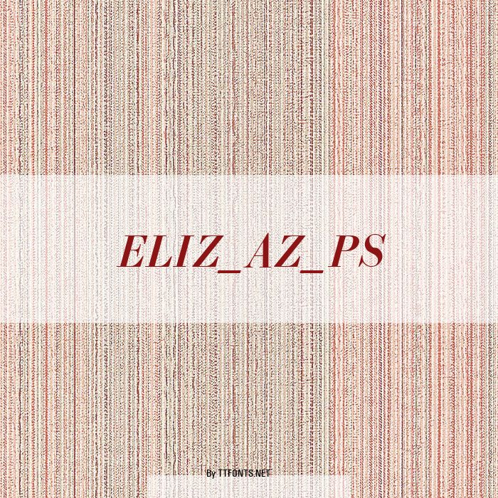 ELIZ_AZ_PS example