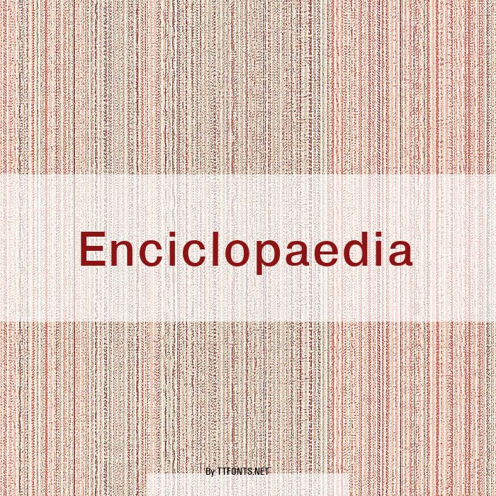 Enciclopaedia example
