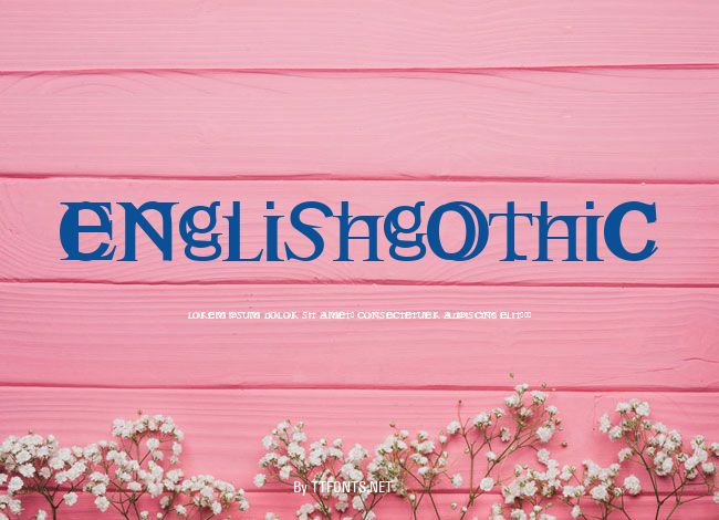 Englishgothic example