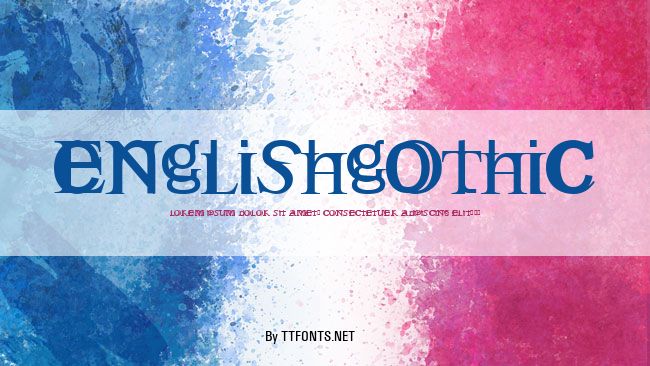 Englishgothic example