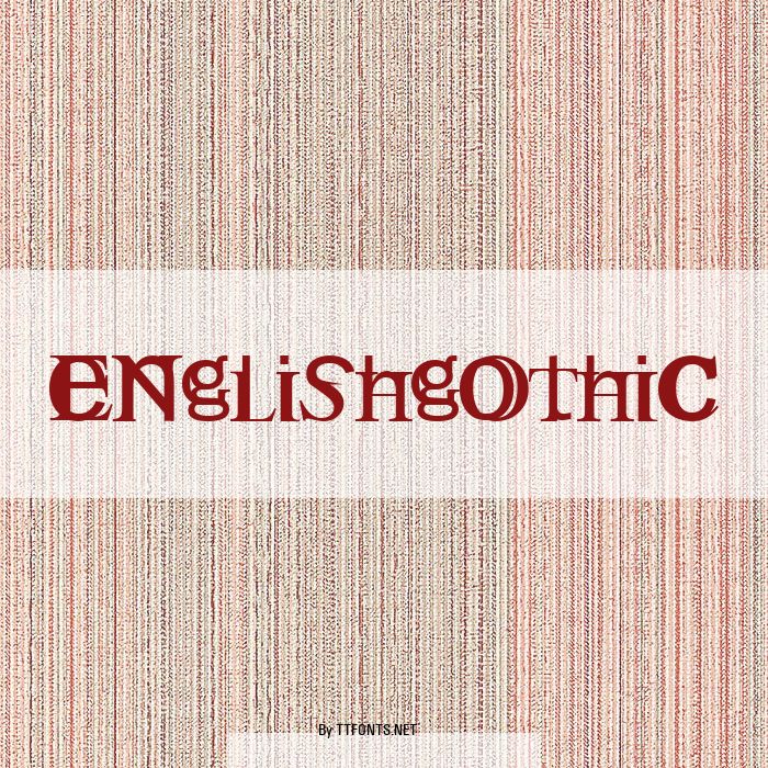 Englishgothic example