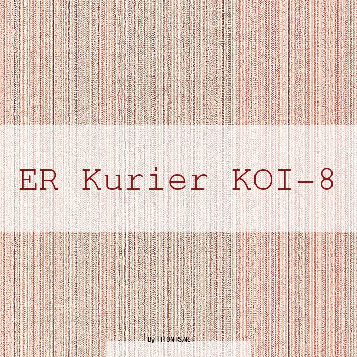 ER Kurier KOI-8 example