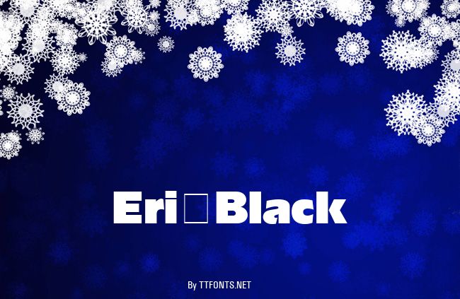 Eri-Black example