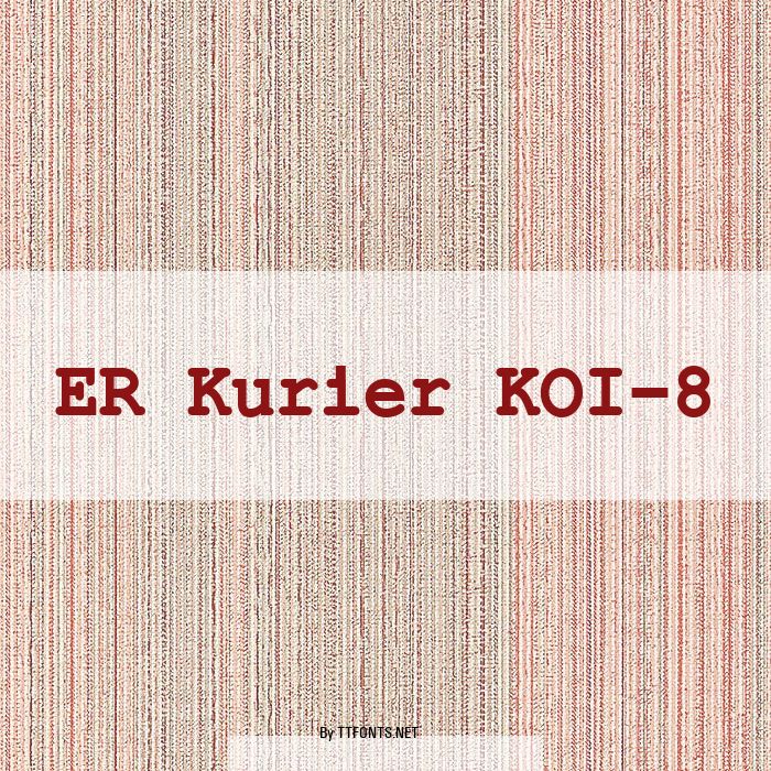 ER Kurier KOI-8 example