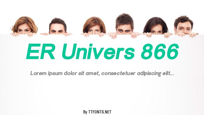 ER Univers 866 example