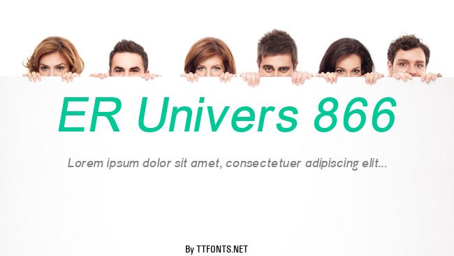 ER Univers 866 example