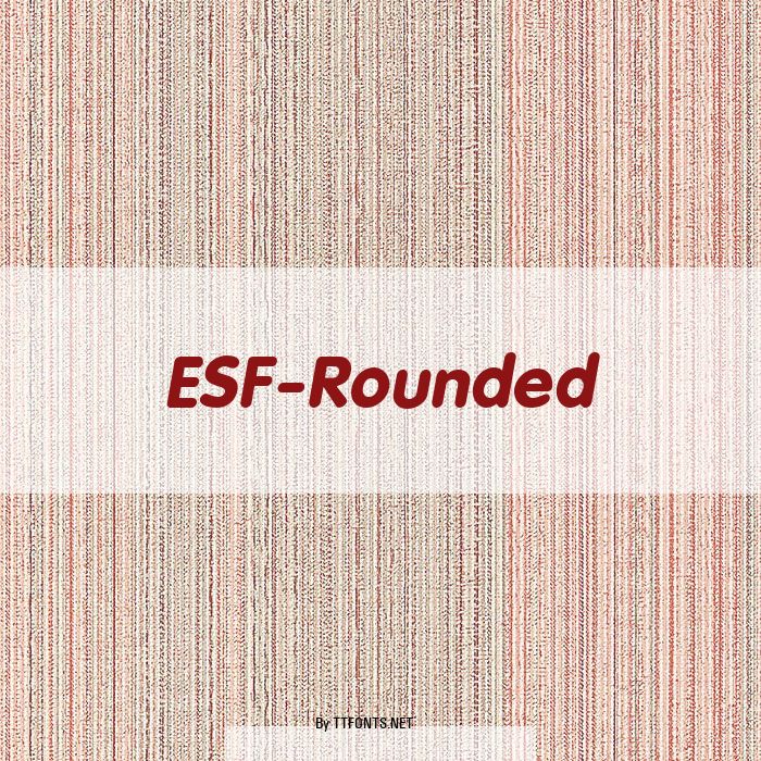 ESF-Rounded example