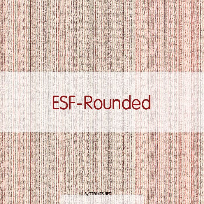 ESF-Rounded example