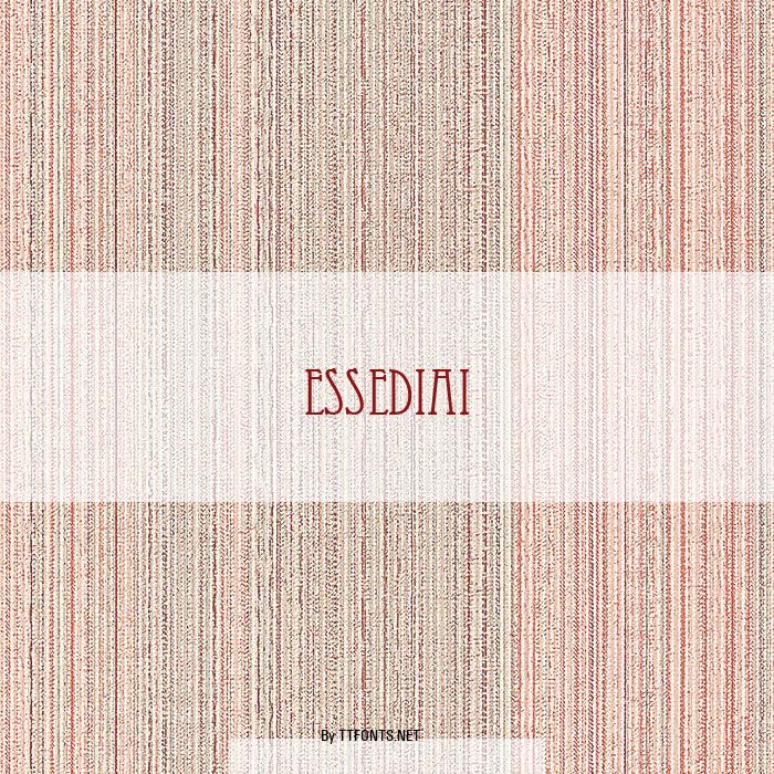 EsseDiai example