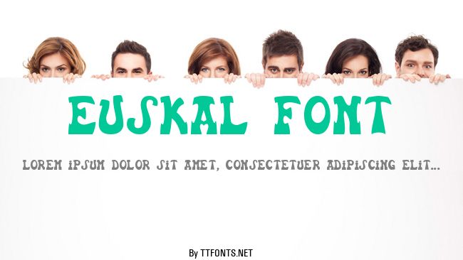 Euskal Font example