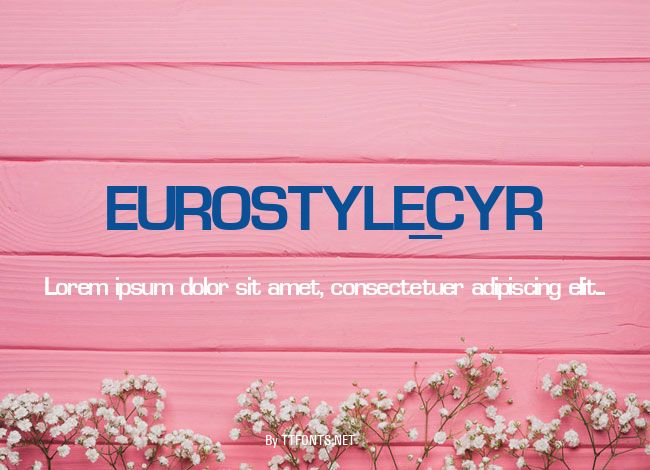 EUROSTYLE_CYR example