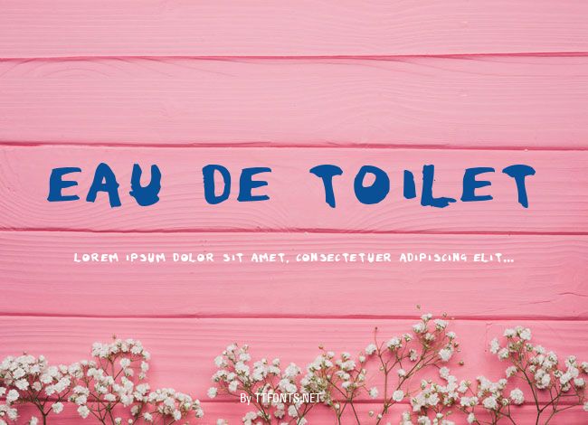 Eau de Toilet example
