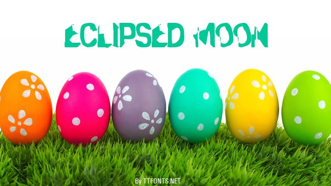 Eclipsed Moon example