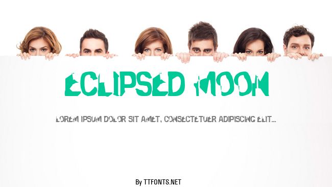 Eclipsed Moon example