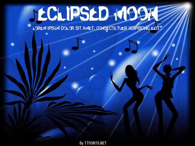 Eclipsed Moon example
