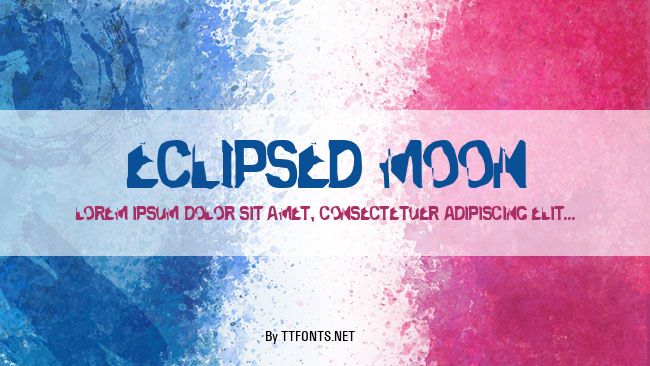 Eclipsed Moon example