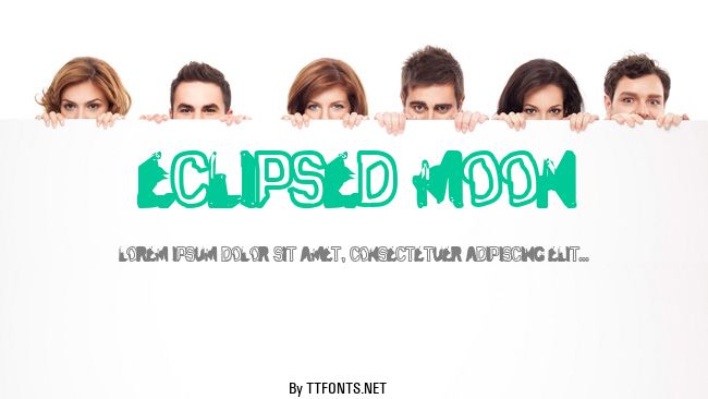 Eclipsed Moon example