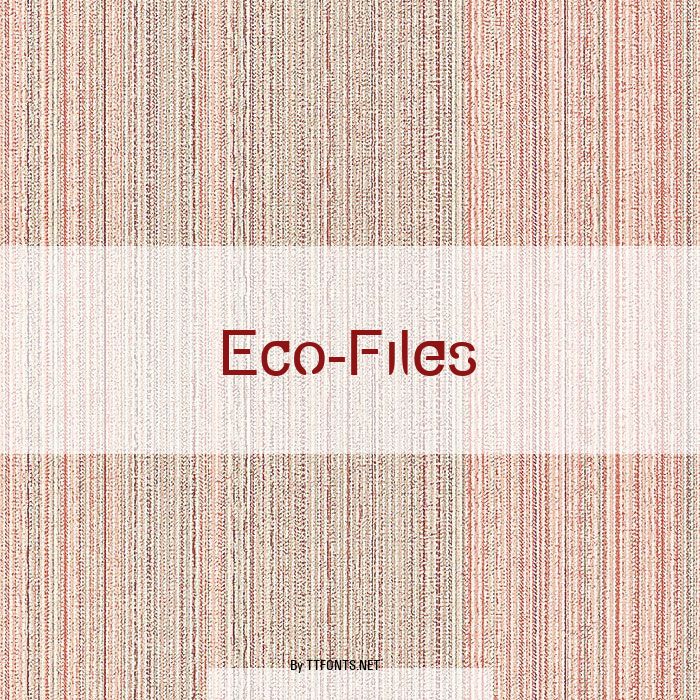 Eco-Files example