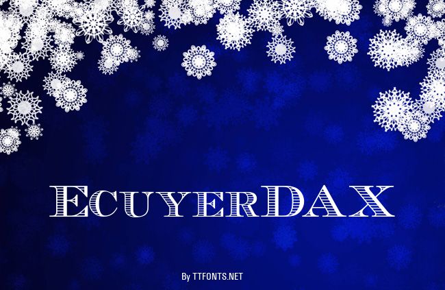 EcuyerDAX example