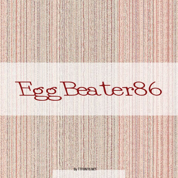 EggBeater86 example