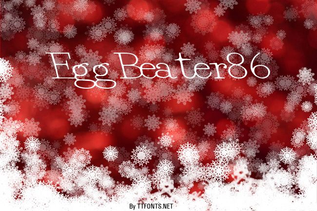 EggBeater86 example