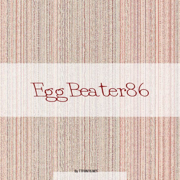 EggBeater86 example