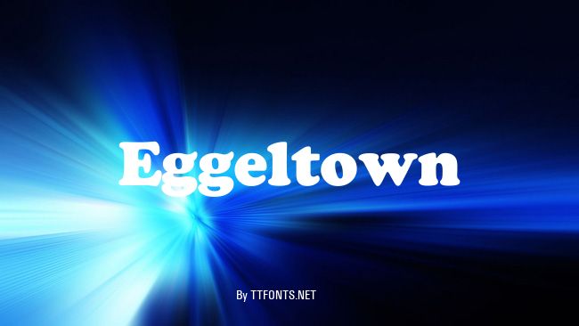 Eggeltown example