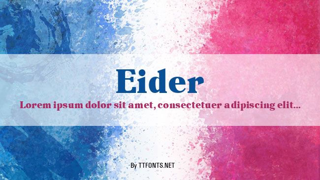 Eider example