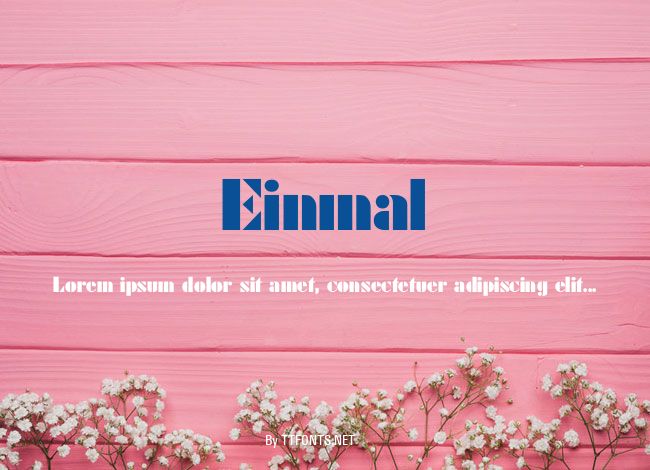 Einmal example