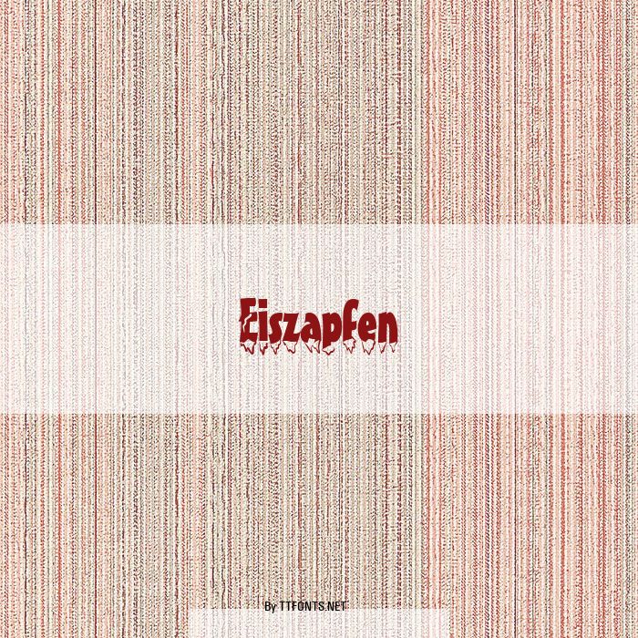 Eiszapfen example