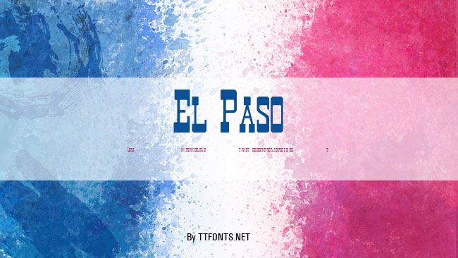 El Paso example
