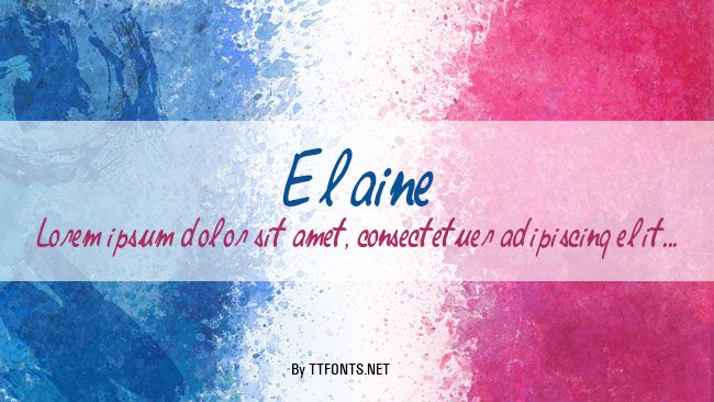 Elaine example