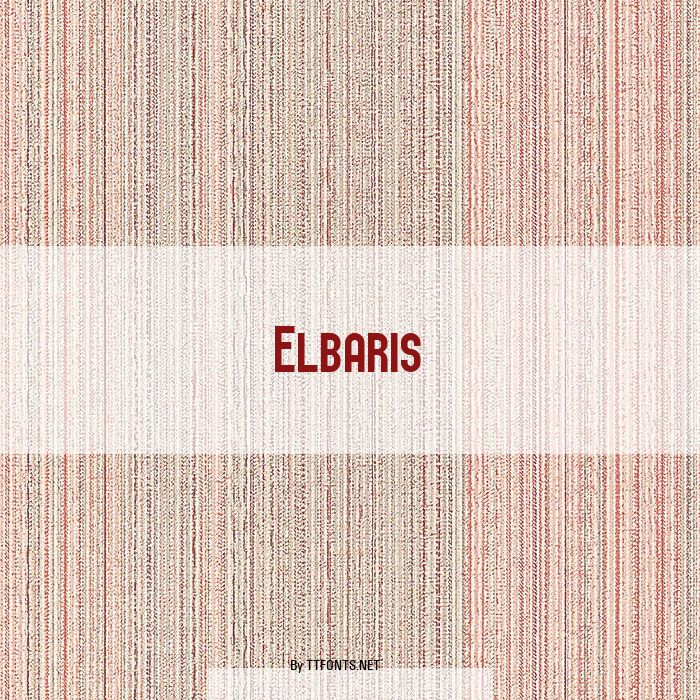 Elbaris example