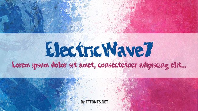 ElectricWave7 example