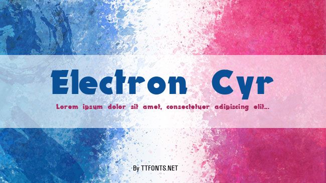 Electron Cyr example