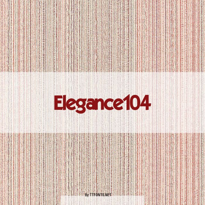 Elegance104 example