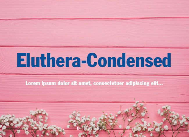 Eluthera-Condensed example