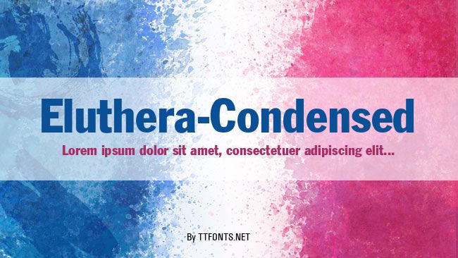 Eluthera-Condensed example