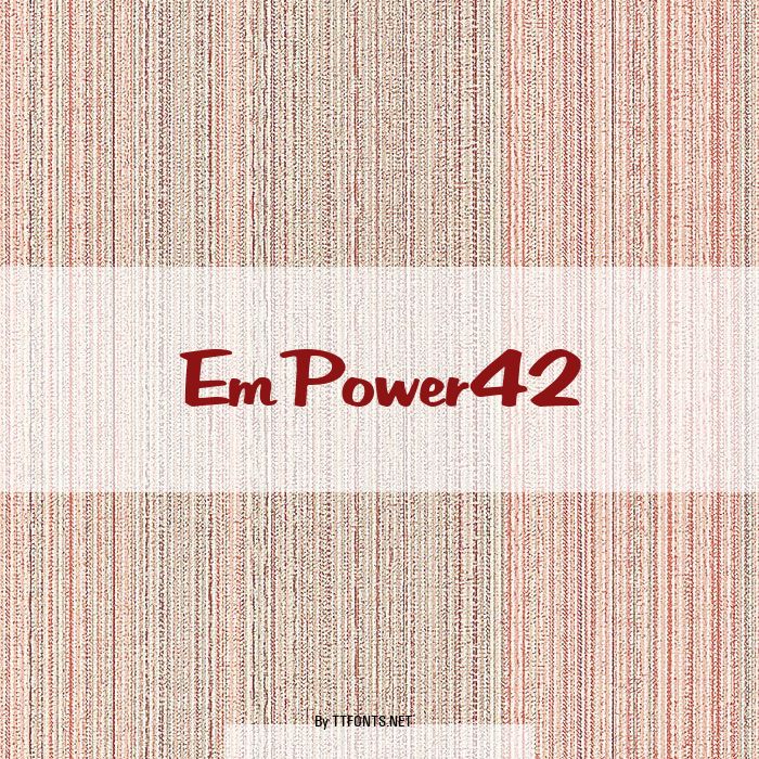 EmPower42 example